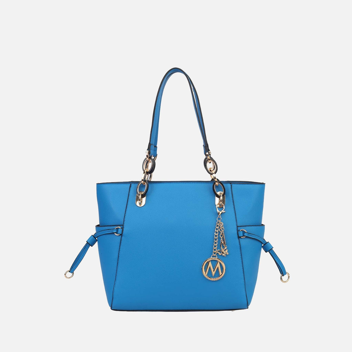 Yale Tote Bag with Matching Wallet in Light Blue view 11