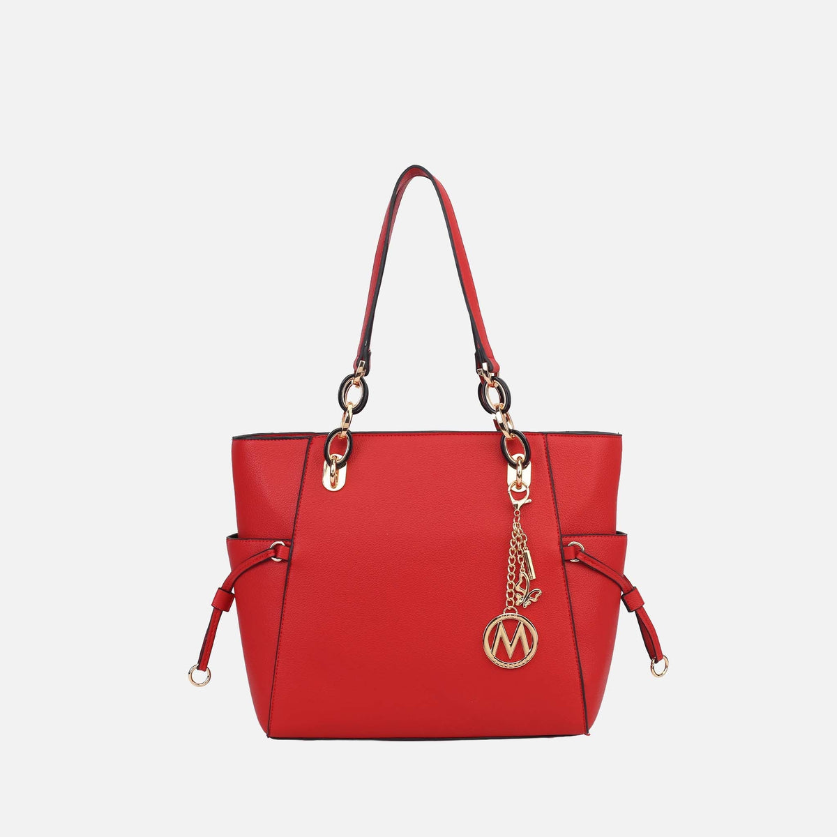Yale Tote Bag with Matching Wallet in Red view 10