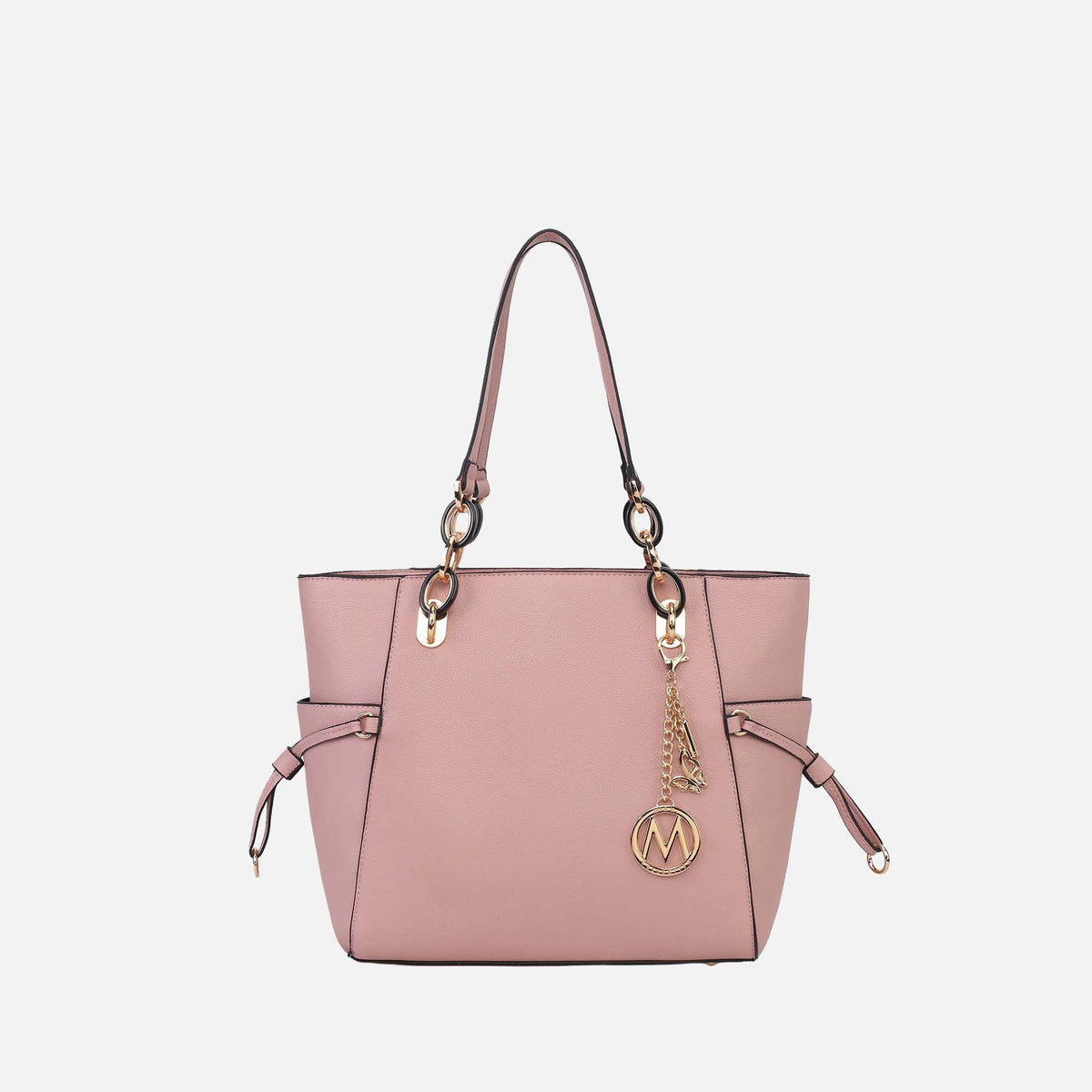 Yale Tote Bag with Matching Wallet in Taupe view 3