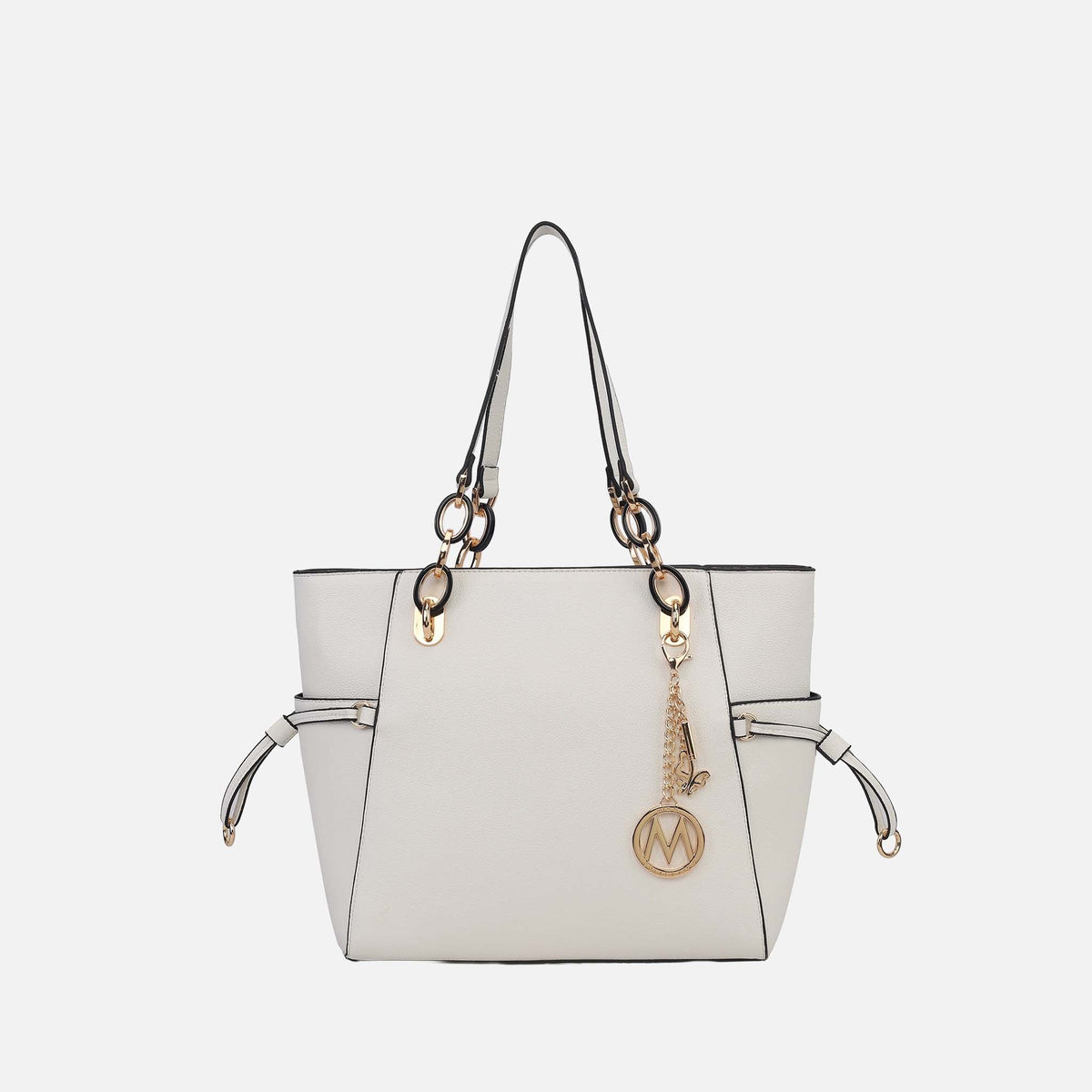 Yale Tote Bag with Matching Wallet in White view 13