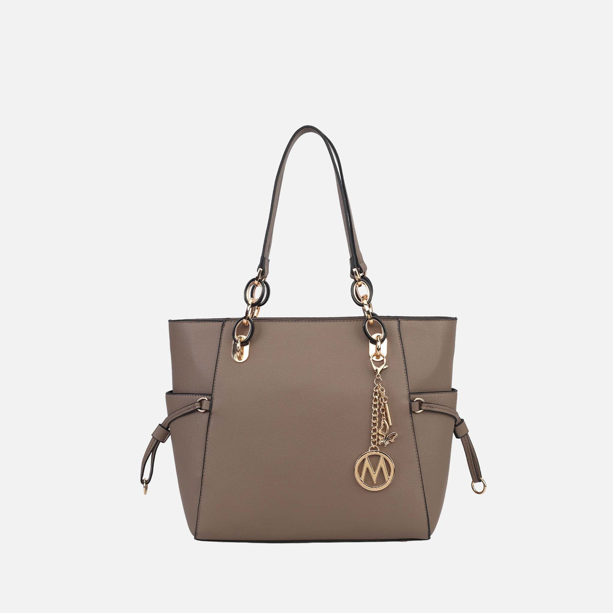 Yale Tote Bag with Matching Wallet in Wine view 4