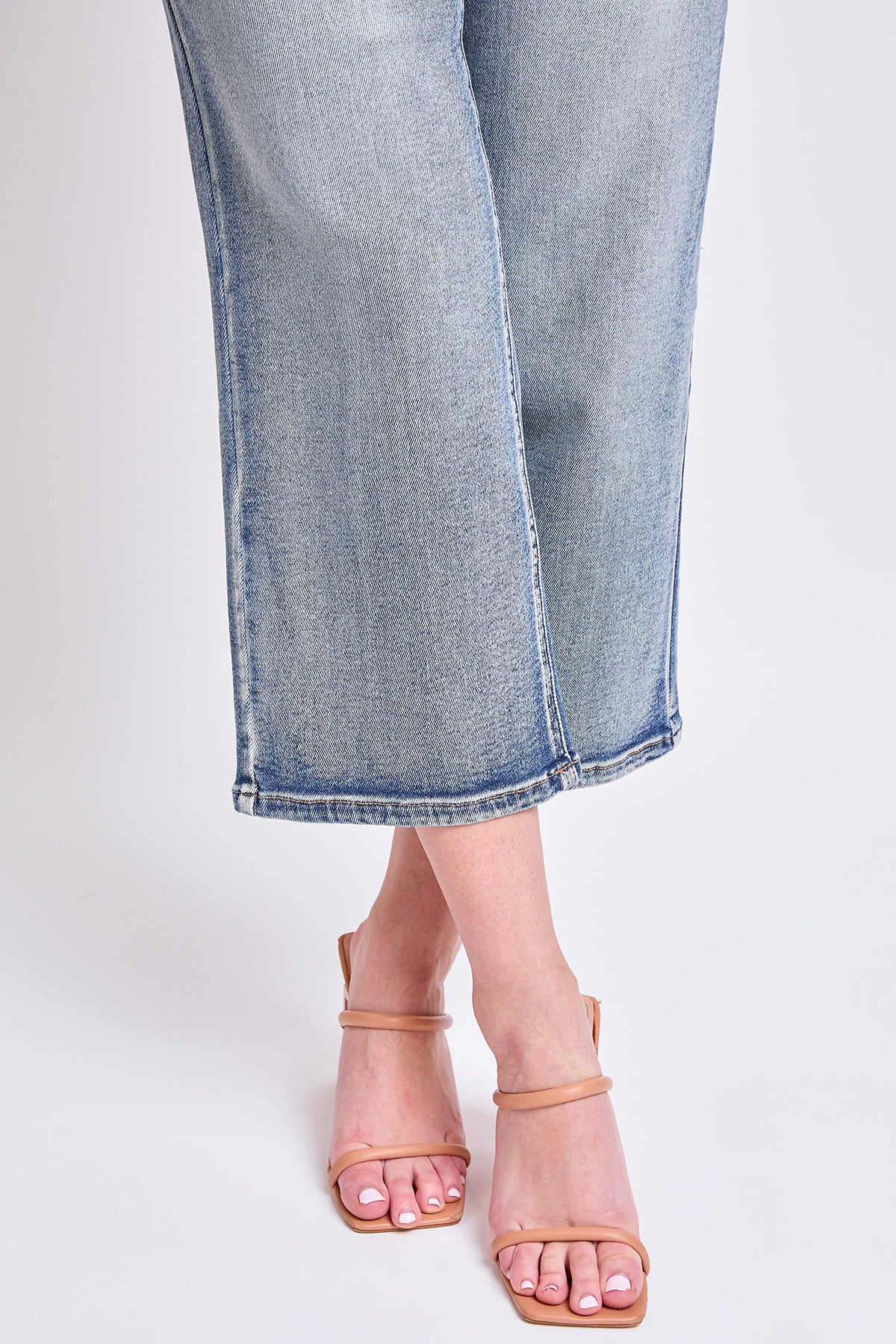 Ymi Women's High Rise Cropped Wide Leg - MeeeShop Women's Fashion
