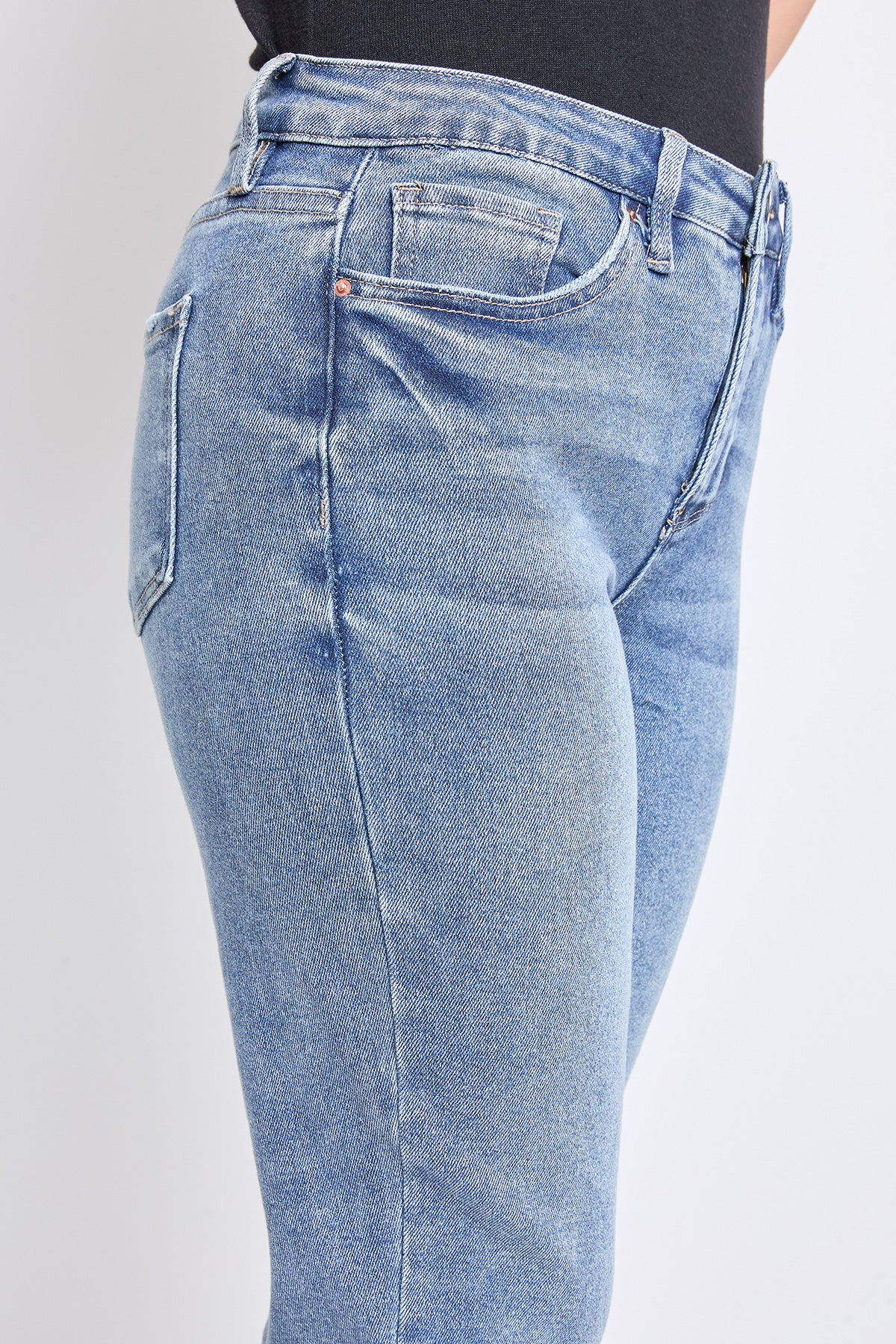 Ymi Women's High Rise Vintage Slim Straight Jeans - MeeeShop Women's Fashion