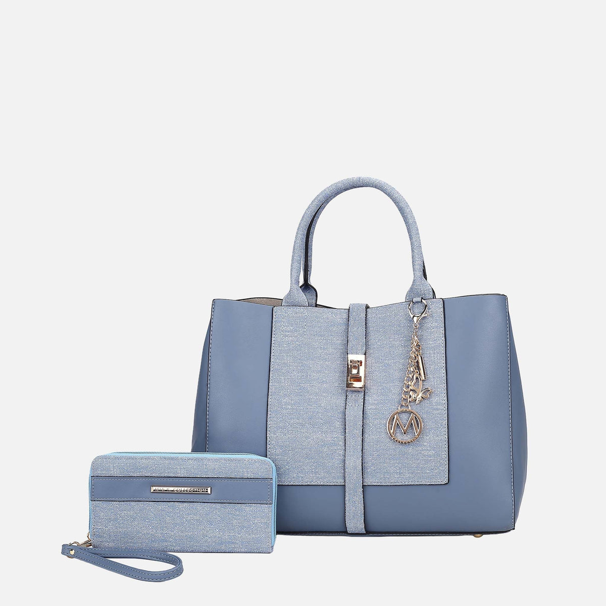Yola Ii Tote Bag and Wallet Set in Black - Yola Tote Bag (one-piece)