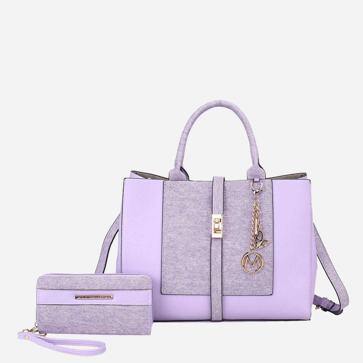 Yola Ii Tote Bag and Wallet Set in Khaki view 4 - Yola Tote Bag (one-piece)