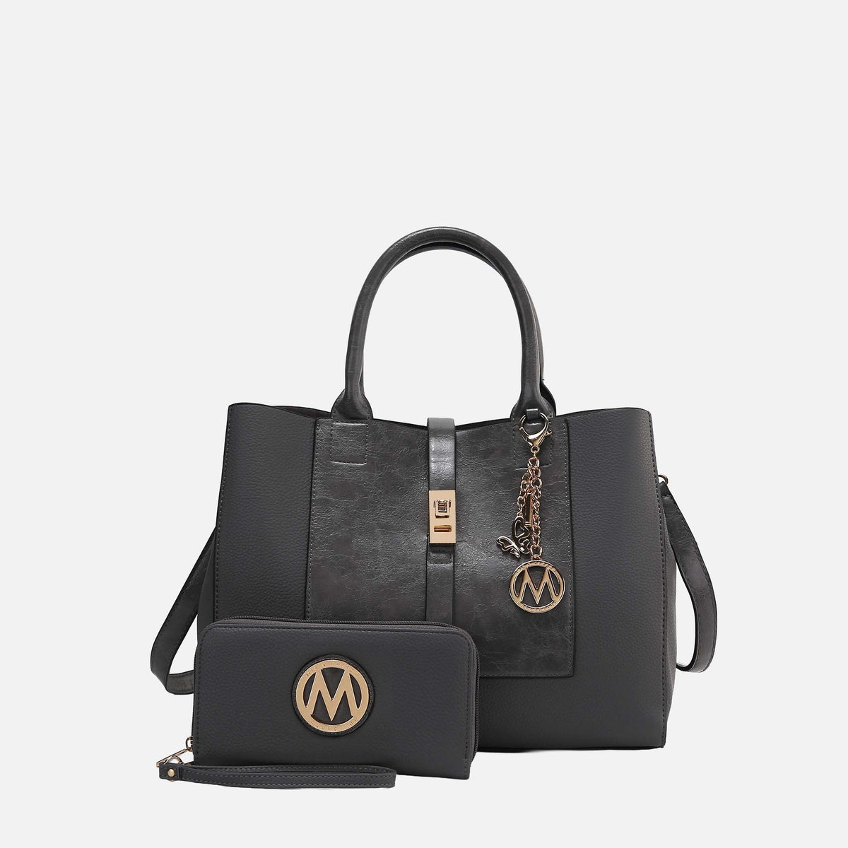 Yola Shoulder Bag and Wallet Set in Pink view 7 - Yolanda Shoulder Bag (one-piece)