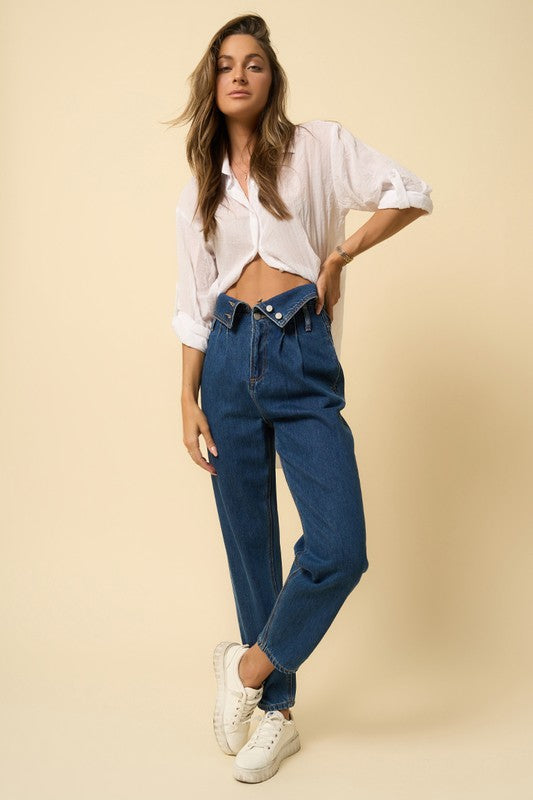 AT1026FLM High Rise Stretch Flare Jeans