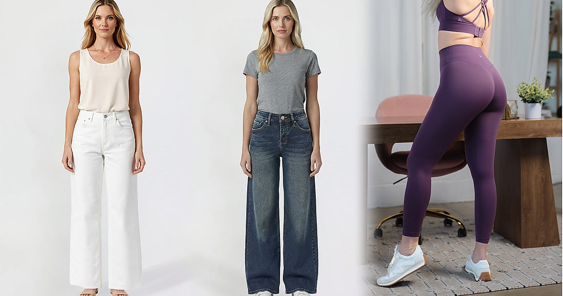 Finding Trousers That Don't Gap at the Waist: Rise and Fabric Tips - Women S Pants outfit ideas and women's fashion guide at MeeeShop