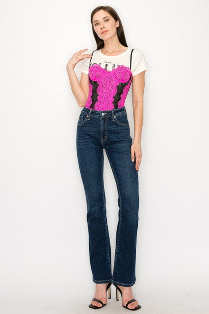 Allison High Rise Skinny Bootcut Jeans for women – featured in women’s jeans styles guide