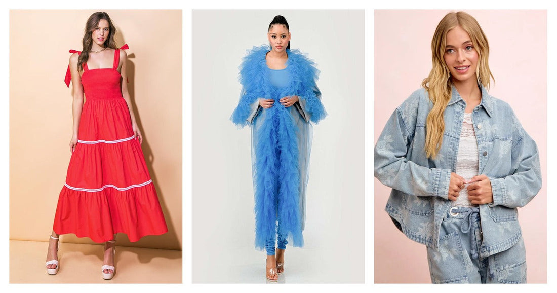 5 Stunning Outfits You Can Build Around Denim Off Shoulder Puff Sleeves Smocked Dress I Wore All 5 This Month - Women's Fashi
