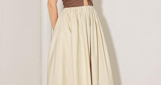 women's jeans styles guide featuring Angel Veil solid midi dress for women