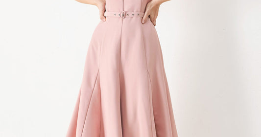 summer dress outfits for women featuring Calm Afterglow Blush Woven Midi Dress