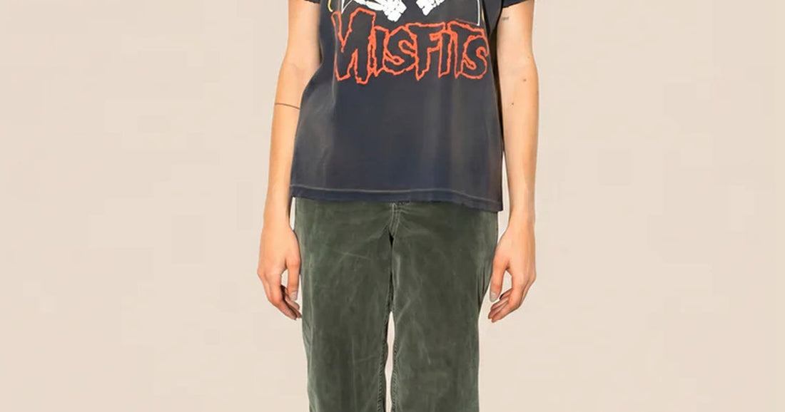 summer dress outfits for women cardigan length guide featuring Misfits Crimson Ghost Tee t‑shirt from MeeeShop USA boutique.