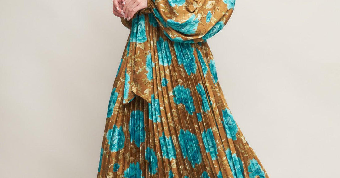 women's jeans styles guide with Golden Bloom Luxe Woven Satin Maxi Dress for elegant pairing