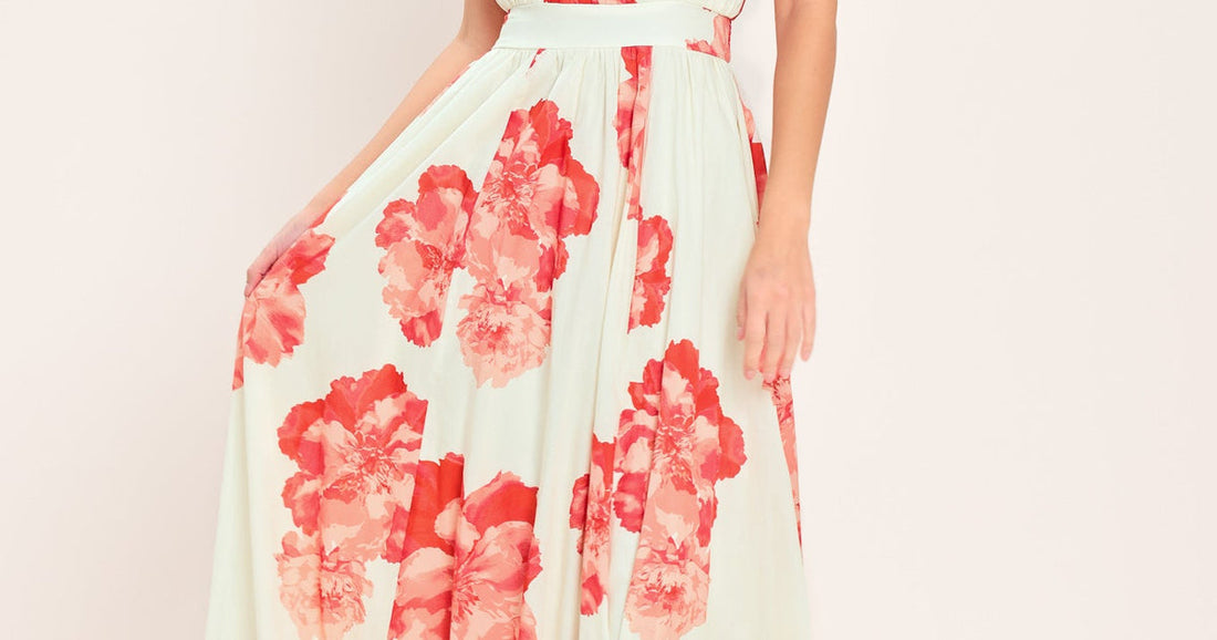 women's fashion 2026 cardigan styling with Blooming Love Woven Maxi Dress showcased in a chic boutique setting at MeeeShop USA boutique.