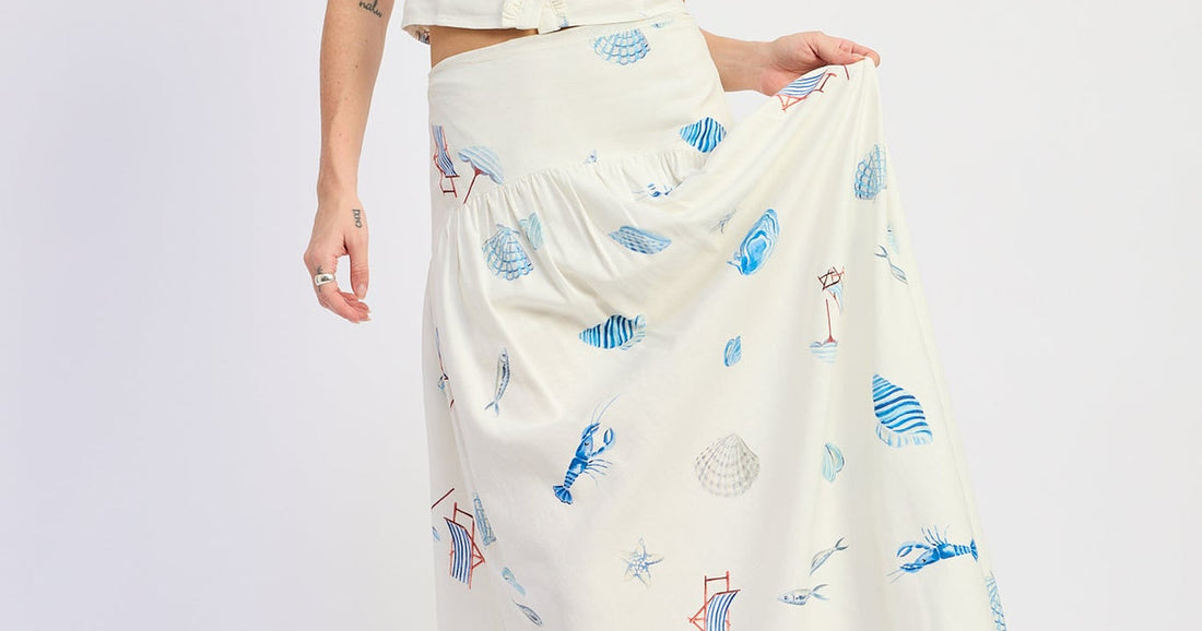 women’s spring outfit ideas 2026 featuring the Delilah Maxi Skirt, trendy cozy autumn style, perfect for fall fashion lovers.