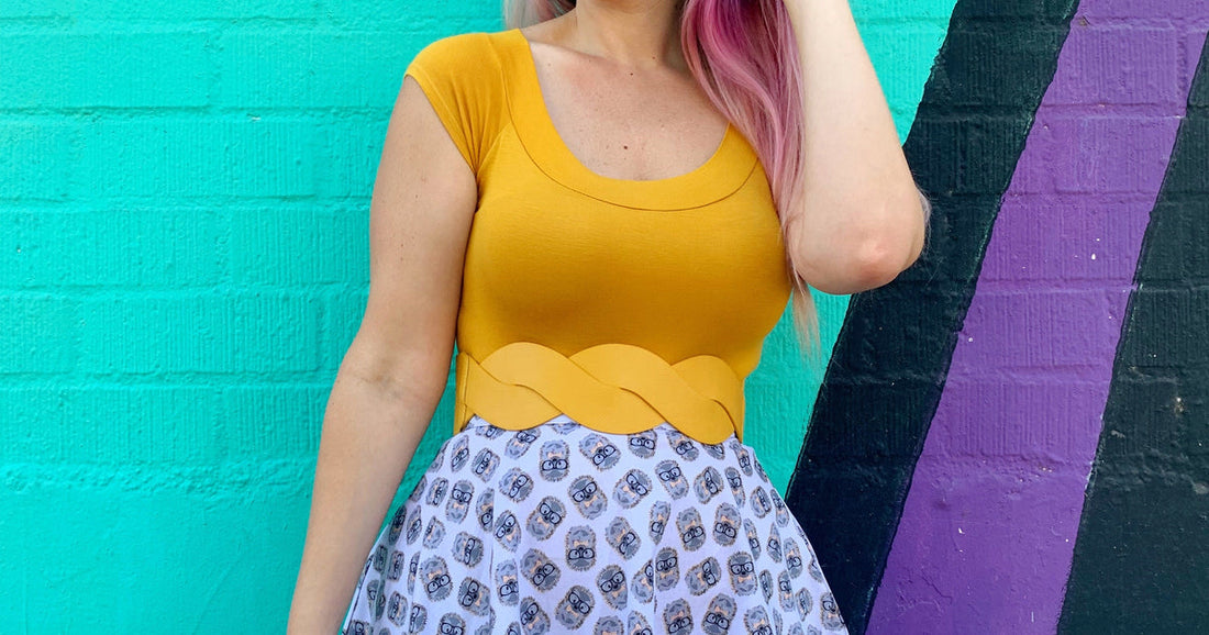 cute outfits under $50 women Hedgehog Skater Skirt fashion