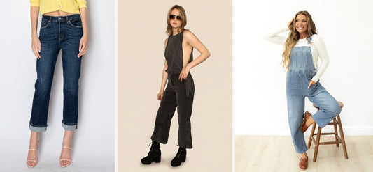 High‑rise denim jeans paired with an elegant vintage black tank top, showcasing a runway‑to‑street transformation