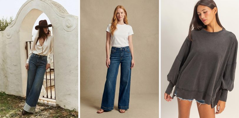 A collage of curated cardigan looks for work, brunch, date night, weekend errands, travel, gym‑to‑street, and wedding guest