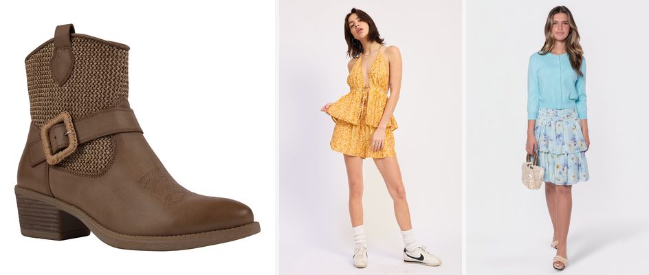 How to Wear & Style Avery Taupe Western Booties - fashion tips & styling guides at us.meeeshop