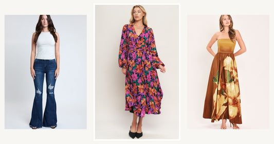 Model Measurements — Flying Tomato Our Beautiful Love Woven Midi Dress