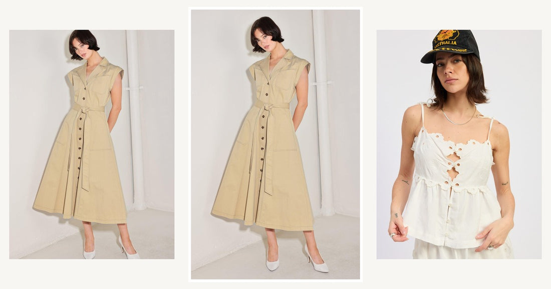 How To Wear White Dresses Without Looking Too Formal Casual To Chic Looks — Flying Tomato Natural Instinct Woven Midi Dress