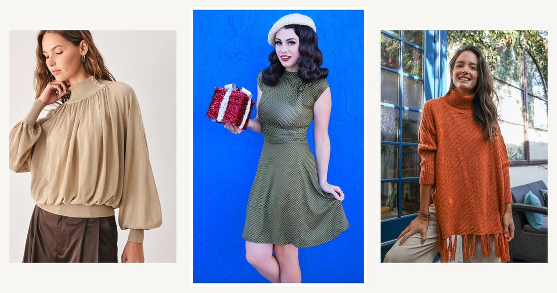 How To Choose The Perfect Dressy Outfit For Any Occasion — Retrolicious Olive Dot Bombshell Dress - plus Sizes Only