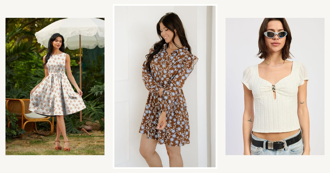 Trending Summer Dresses A Comprehensive Comparison Of Styles — Luella Ruffled Detail Shirt Collar Button Down Long Sleeve Dress
