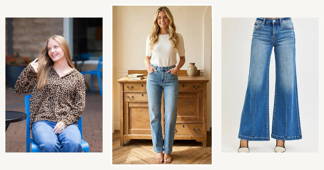 How To Choose The Best Jeans For Curvy Women — Tummy Control High Rise Straight Jeans