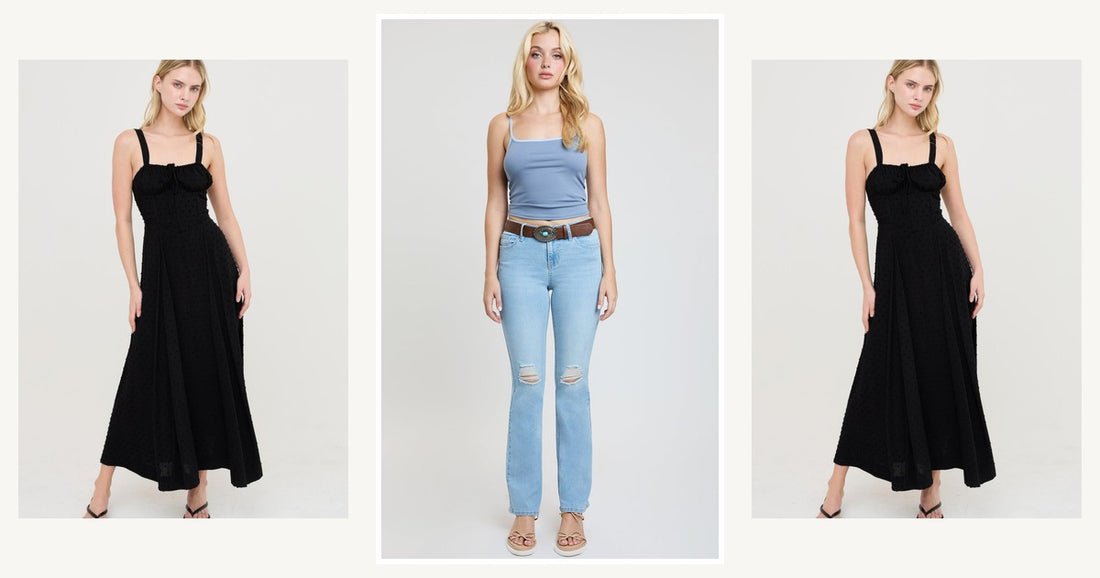 Winter Dresses 2026 Stay Stylish And Warm With These Must Haves — Ymi Women's Mid Rise Belted Bootcut Jeans
