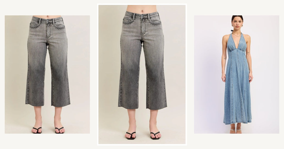 Trendy Plus Size Clothing — Judy Blue Full Size Wide Leg Capris Jeans plus Size