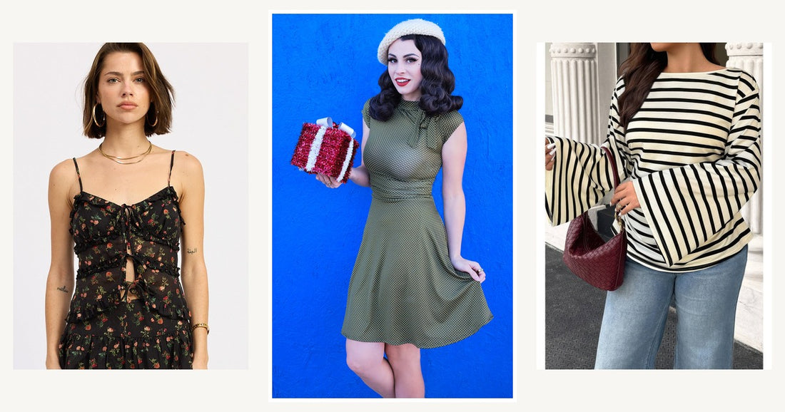 Finding The Perfect Fit Tips For Choosing The Right Size In Curvy Plus Size Clothing — Retrolicious Olive Dot Bombshell Dress - plus Sizes Only