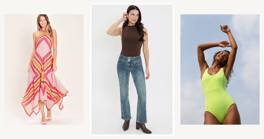 Sew In Love Collection Fresh Styles For Every Occasion — Ymi Women's 3-button Premium Stretch Bootcut Jeans