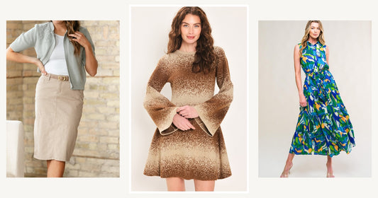 Budget Dress Look 2026 — Flying Tomato Autumn Shimmer Brown Multi Lurex Bell-sleeve Mini Dress