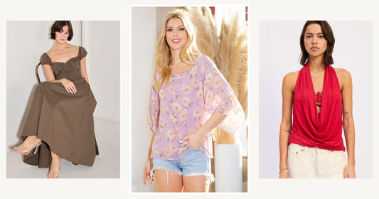 Latest Fashion Trends How To Choose Versatile Tops — Swiss Dot Floral Print Split Sleeve Blouse