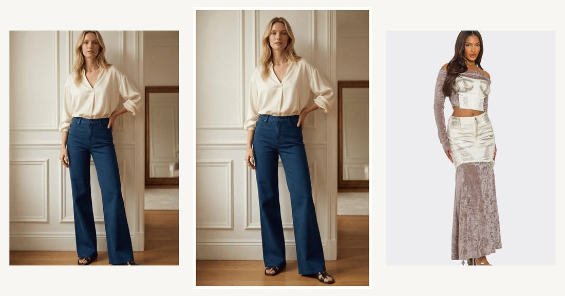 Embrace Spring Fashion Womens Clothing Essentials You Need Right Now — Anastasia Tummy Control High Rise Wide Flare Jeans