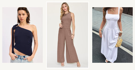 Fall In Love With Layering Sweaters Cardigans That Transform Your Outfit Sets — Full Size Ribbed Tank and Wide Leg Pants Set