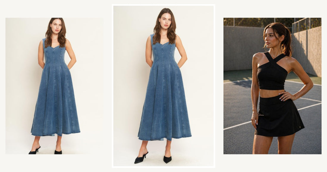 Affordable Womens Clothing Usa Solving The Style Vs Budget Dilemma For Women In 2026 — Flying Tomato Stars Ahead Denim Midi Dress