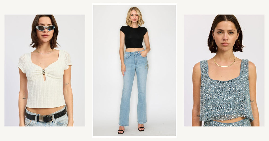 Lovervet A A Fashion Experience For The Modern Young Woman — High Rise Embroidered Modern Bootcut Jeans