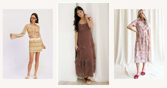 Womens Dresses Always In Trend — Irene Polka Dot Print Backless Ruffled Tiered Maxi Dress