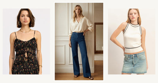 Beautiful Womens Blouses For Any Occassion — Anastasia Tummy Control High Rise Wide Flare Jeans