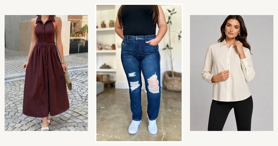Best Sweater Styles For Women — Judy Blue Full Size High Waist Rigid Magic Heavy Destroy Straight Jeans