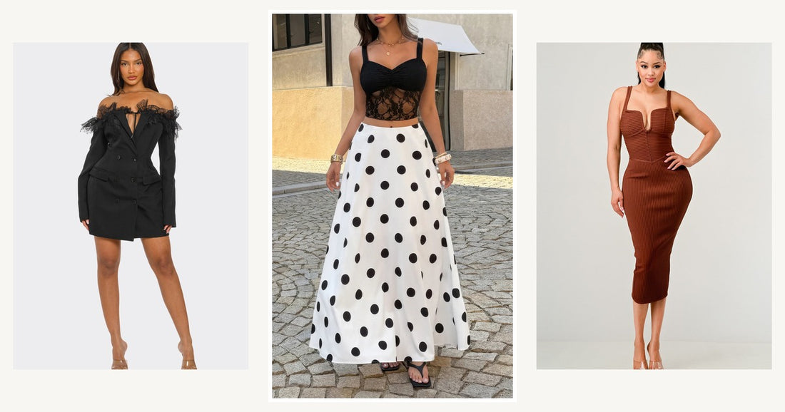 Midi Skirts For Work And Play How To Style Them Like A Pro — Polka Dots Elegant Style Pencil Skirt
