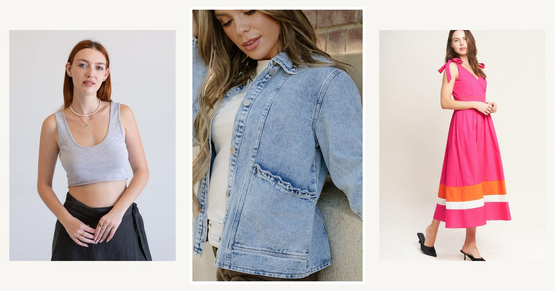 Tips To Buy Womens Jackets Coats — Solana Scallop Trim Collar Mineral Washed Denim Jacket