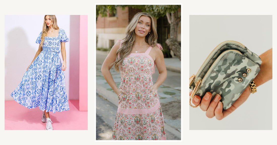 Affordable Spring Dresses 2026 Budget Friendly Finds For Trendy Shoppers — Lily Floral Print Striped Patchwork Detail Sleeveless Dress（runs Small ）