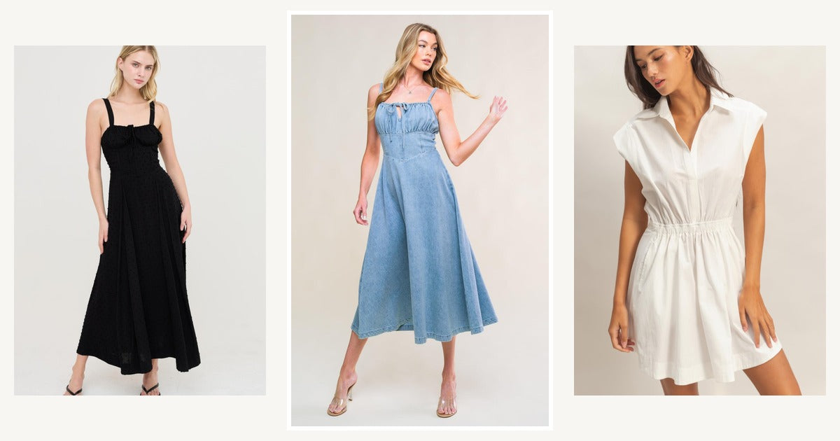 5 Stunning Outfits You Can Build Around Denim Off Shoulder Puff Sleeves Smocked Dress I Wore All 5 This Month