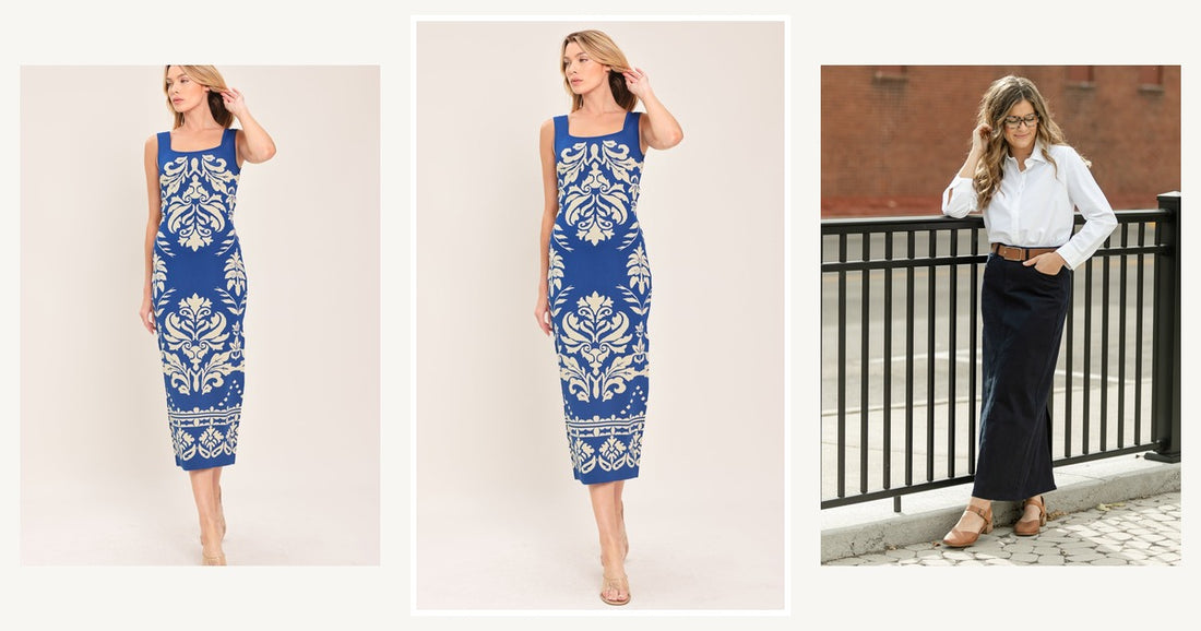 5 Stunning Outfits You Can Build Around Halter Neck Bodycon Midi Dress With Open Back I Wore All 5 — Flying Tomato Greek Isle Glam Jacquard Midi Dress