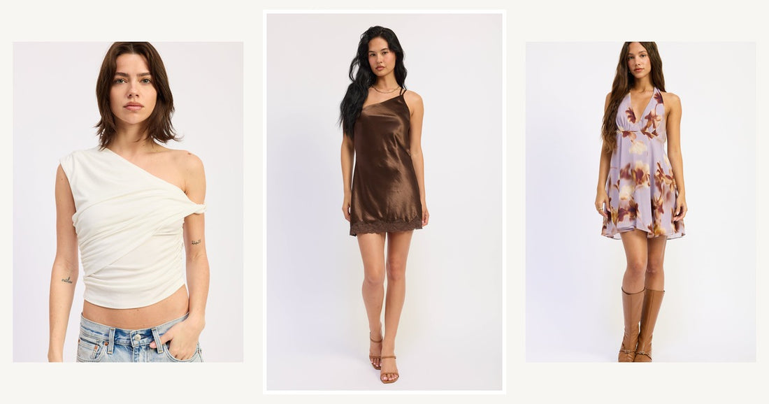 The Ultimate Style Guide For Mini Midi Maxi Dresses — Emory Park Reverie Satin Mini Dress