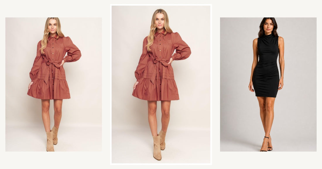Best Dresses For Petite Women Style Tips To Look Taller — Flying Tomato Aesthetic Pose Woven Mini Dress