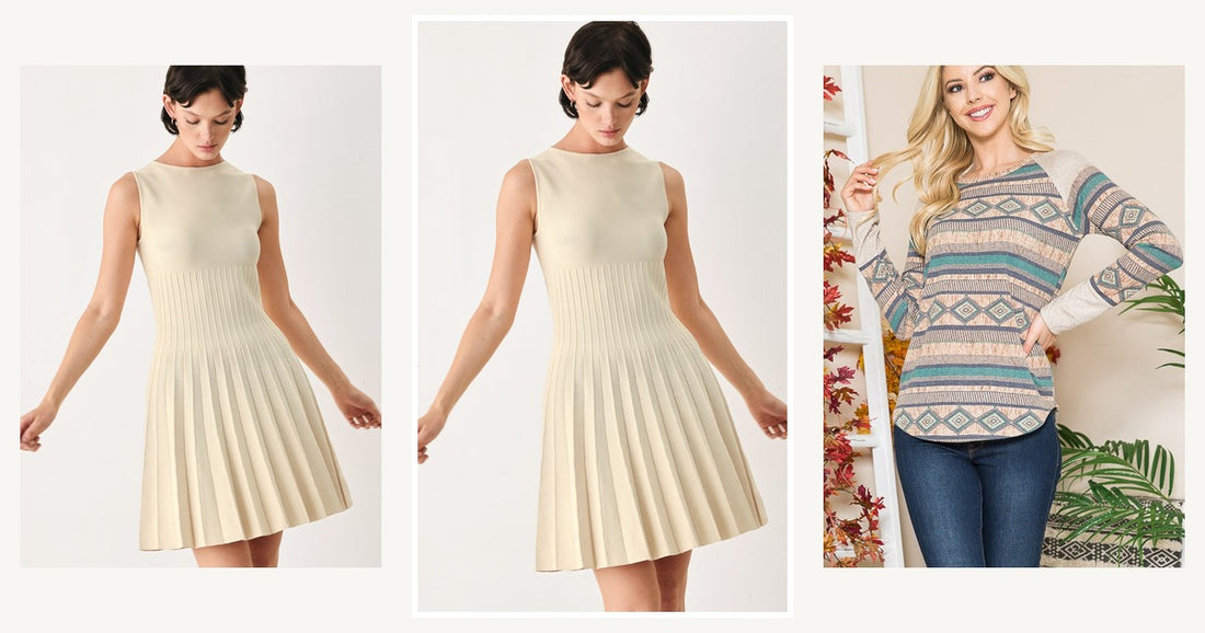 How To Layer Your Midi Dress For Chilly Spring Days Style Hacks — Flying Tomato the Weekend Estate Sweater Knit Mini Dress